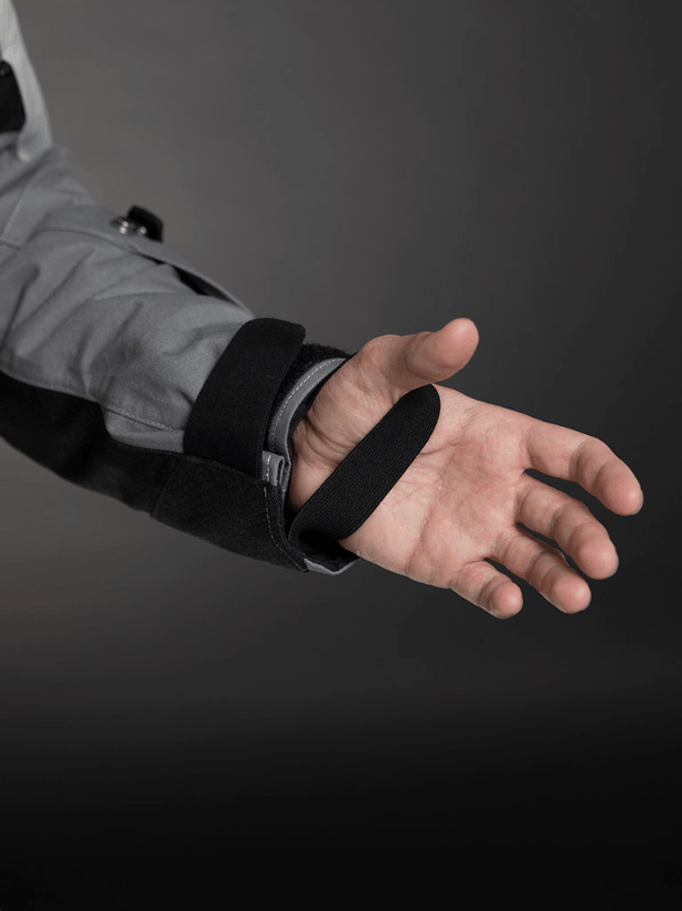 Campera LS2 Apollo Hombre Negro / Gris